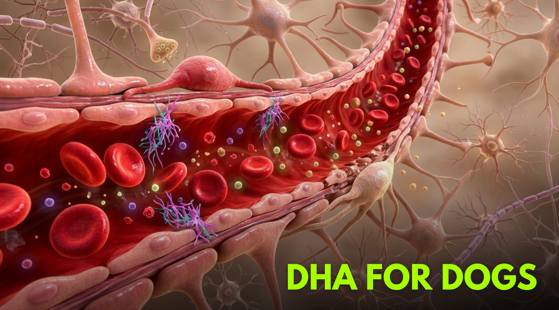DHA for Dogs — How Omega-3 Builds the Brain, Protects the Nerves, and Guards the Blood-Brain Barrier