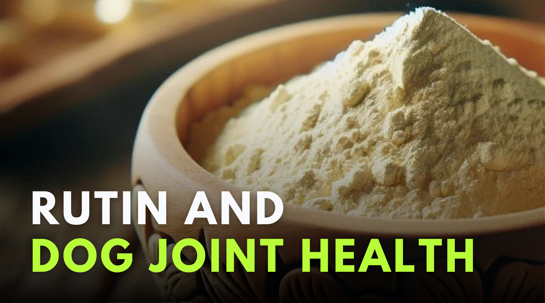 Picture of Rutin and dog joint health – Dr. Dobias Healing Solutions