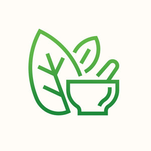 A green leaf with leaves in the middle