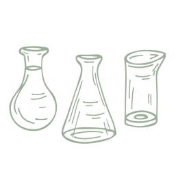 Three beakles with a black background