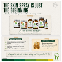 The skin spray is a great way to get rid from dry hair