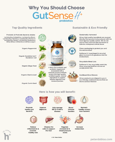 GutSense® certified organic probiotic for dogs | Dr. Dobias