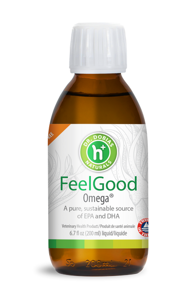 FeelGood Omega® sustainable omega-3 calamari oil for dogs | Dr. Dobias