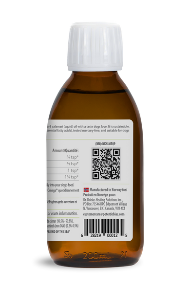 FeelGood Omega® sustainable omega-3 calamari oil for dogs | Dr. Dobias