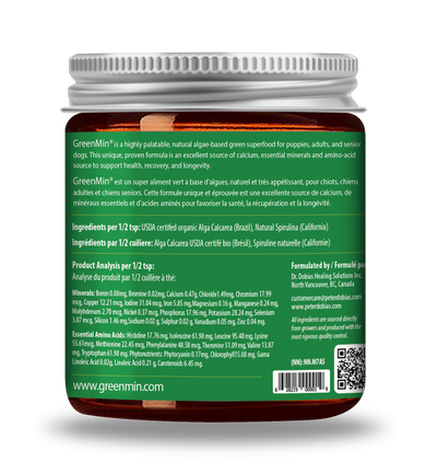 GreenMin® natural mineral and green superfood for dogs | Dr. Dobias