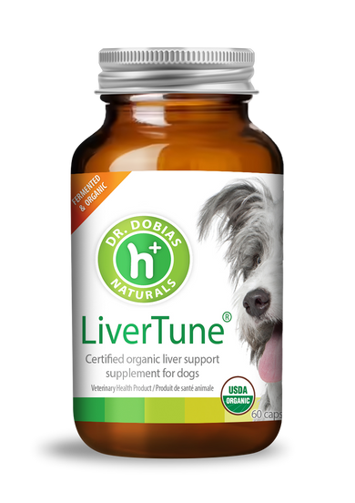 LiverTune® certified organic liver support for dogs | Dr. Dobias