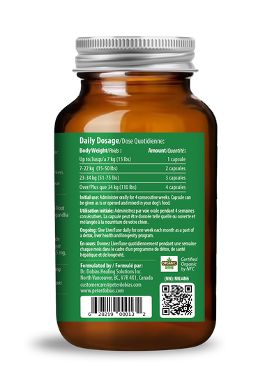 LiverTune® certified organic liver support for dogs | Dr. Dobias