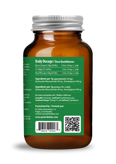 MitoBoost™ energy and longevity supplement for dogs | Dr. Dobias