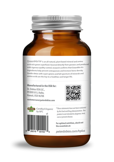 GreenMin® H+ mineral superfood for people | Dr. Dobias
