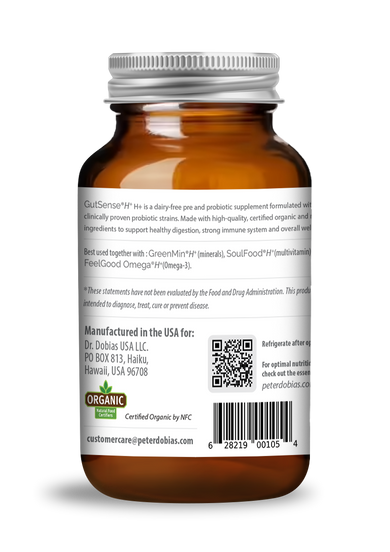 GutSense® H+ probiotic for people | Dr. Dobias
