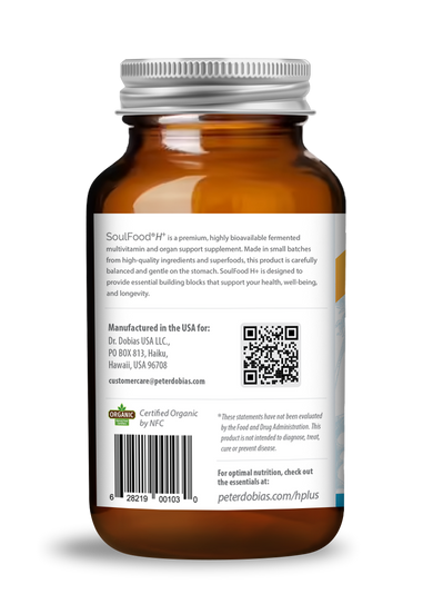 SoulFood® H+ multivitamin for people | Dr. Dobias