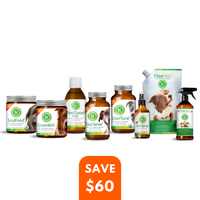 The front of a variety of pet products