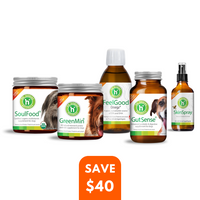 The green pet products range includes a variety of dog and cat care items