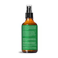 A bottle of green tea seed oil