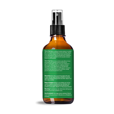 A bottle of green tea seed oil